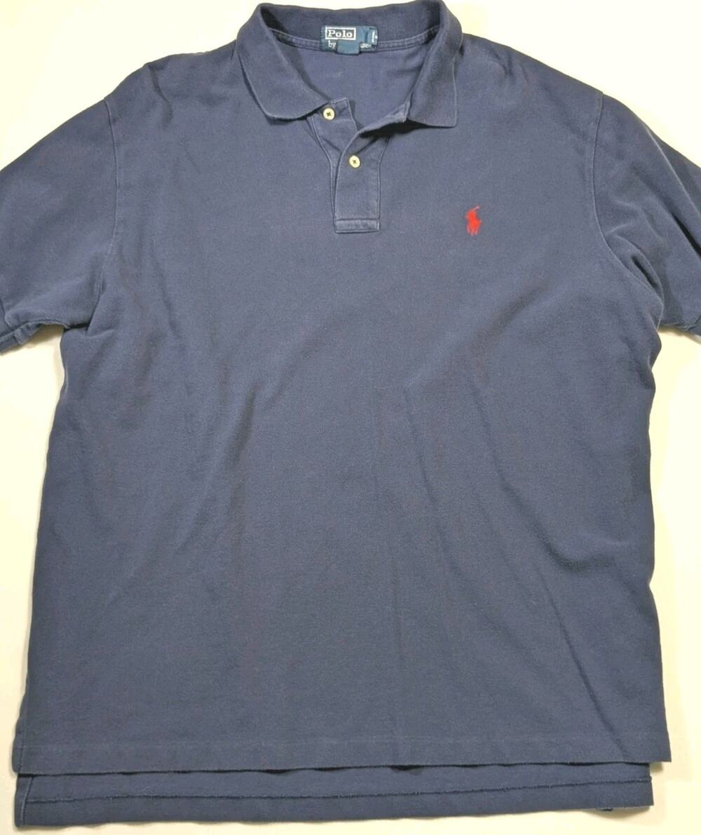 Polo Ralph Lauren Men's Short Sleeve Polo Xl Navy